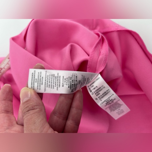 NWT FRENCH CONNECTION Whisper One Shoulder Mini Dress Morning Glory Barbie Sz 6 - Picture 12 of 14